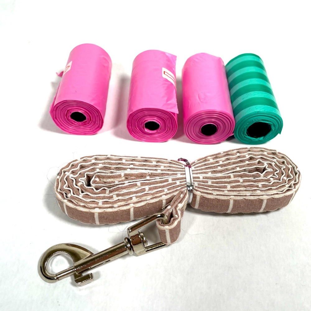 Dog Leash and Doggie Poo Bags